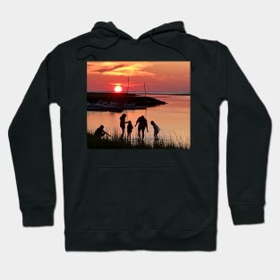 Sunset silhouettes at Gray’s beach Hoodie